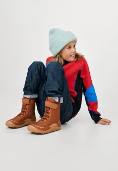 Reima cizme de iarna pentru copii Talvella Junior culoarea maro, 5400151A imagine