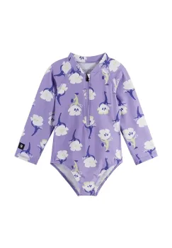 Reima costum de baie dintr-o bucata pentru bebelusi Pihlis culoarea violet, 5200417A imagine