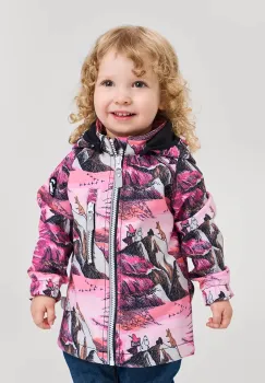 Reima geaca bebe Moomin Vantti culoarea roz, 5100009E imagine