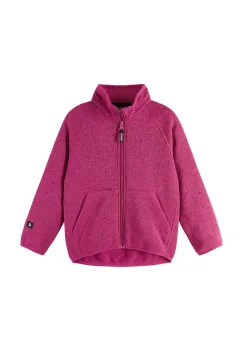 Reima hanorac polar pentru copii Hopper culoarea roz, melanj, 5200050A imagine