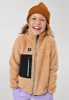 Reima hanorac polar pentru copii Turilas culoarea maro, uni, 5200364A imagine