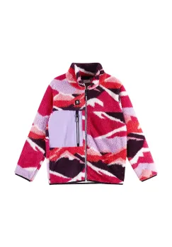 Reima hanorac polar pentru copii Turilas culoarea roz, cu imprimeu, 5200364B imagine