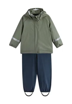 Reima jacheta si pantaloni pentru copii culoarea verde imagine