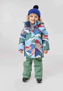 Reima pantaloni pentru sporturi de iarna pentru copii Loikin culoarea verde, 5100412A imagine