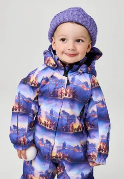 Reima sapca de lana pentru copii Villaisa culoarea violet, de lana, 5300282A imagine