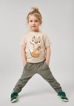 Reima tricou copii Siirto culoarea verde, cu imprimeu, 5200351A imagine