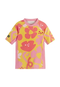 Reima tricou de inot pentru copii Joonia culoarea galben, 5200138D imagine