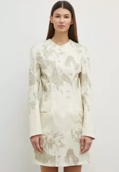 Remain rochie culoarea bej, mini, evazati imagine