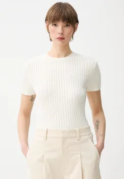 Remain tricou culoarea bej, 502479046 imagine