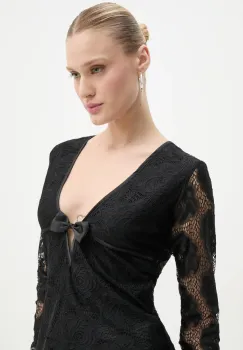Resume bluza ColetteRS femei, culoarea negru, neted, 222511220 imagine