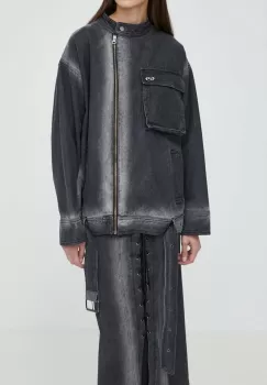 Resume geaca jeans AdrianRS Jacket femei, culoarea negru, de tranzitie, 20911136 imagine