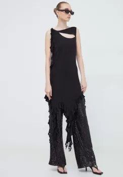 Resume rochie culoarea negru, mini, mulata imagine