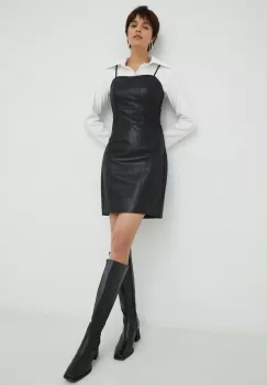 Resume rochie culoarea negru, mini, mulata imagine