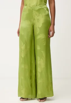 Retrofete pantaloni pentru femei, cu amestec de matase Antoinette imagine