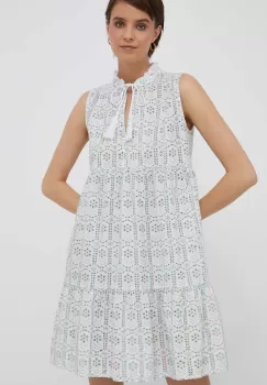 Rich & Royal rochie din bumbac mini, evazati imagine