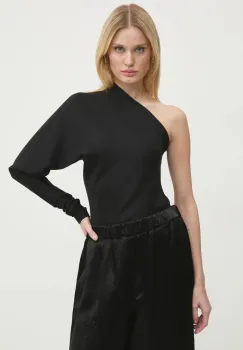 Rick Owens Lilies bluza femei, culoarea negru, neted, LI02D5220NEOS imagine