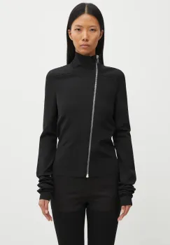 Rick Owens Lilies geaca Gary culoarea negru, de tranzitie, LI02E3702.JCVS imagine