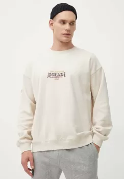 Rip Curl bluza barbati, culoarea bej, cu imprimeu imagine
