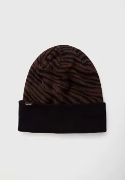 Rip Curl caciula culoarea maro, din tricot gros imagine