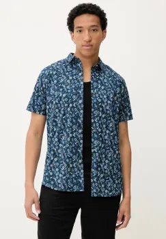 Rip Curl camasa culoarea bleumarin, cu guler clasic, regular, 03DMSH imagine