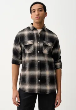 Rip Curl camasa din bumbac COUNT culoarea rosu, cu guler clasic, regular, 00JMSH imagine