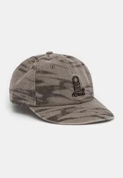 Rip Curl sapca de baseball din bumbac barbati, culoarea maro, cu imprimeu, 1FWMHE imagine