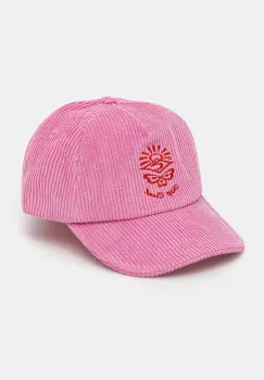 Rip Curl sapca de baseball din catifea culoarea roz, cu imprimeu, 04WWHE imagine
