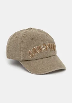 Rip Curl sapca de baseball din denim culoarea verde, cu imprimeu, 063WHE imagine