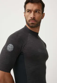 Rip Curl tricou de inot culoarea gri imagine
