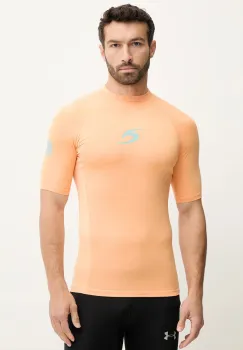 Rip Curl tricou de inot WAVES UPF culoarea galben, 142MRV imagine