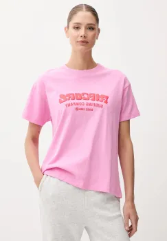 Rip Curl tricou din bumbac culoarea roz, 0HXWTE imagine