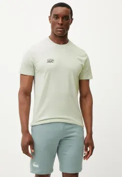 Rip Curl tricou din bumbac DESTI ANIMALS barbati, culoarea turcoaz, cu imprimeu, 0OHMTE imagine
