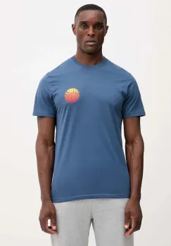 Rip Curl tricou PASSAGE culoarea alb, cu imprimeu, 0JIMTE imagine