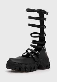 Rombaut balerini BOCCACCIO II MJ HIGH culoarea negru, W23-B-034 imagine