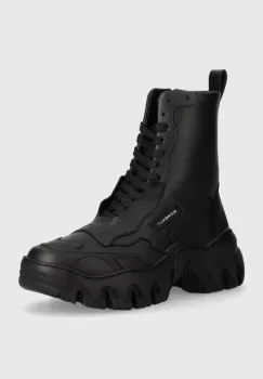 Rombaut botine BOCCACCIO II BOOT femei, culoarea negru, cu platforma, CO-B-001 imagine