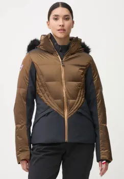 Rossignol geaca de schi din puf Direttissima culoarea maro, RLNWJ01 imagine