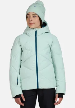 Rossignol geaca de schi pentru copii STACI culoarea turcoaz, RLNYJ05 imagine