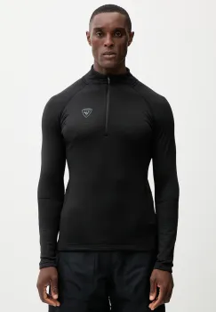 Rossignol hanorac BLACKSIDE culoarea negru, uni, RLNML10 imagine