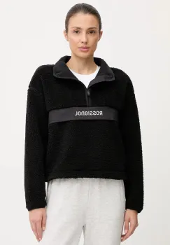 Rossignol hanorac fleece ALLTRACK culoarea negru, uni, RLOWL03 imagine