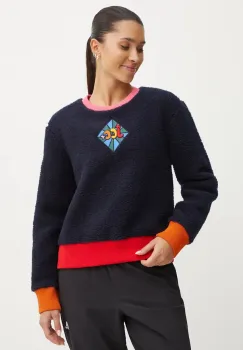 Rossignol hanorac Lumy x JCC culoarea albastru marin, modelator, RLNWL22 imagine