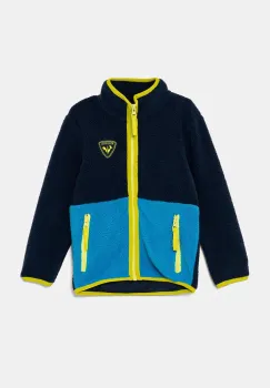 Rossignol hanorac polar pentru copii ALLTRACK culoarea albastru marin, modelator, RLNYL08 imagine