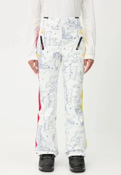 Rossignol pantaloni de schi JCC culoarea alb, RLOWP18 imagine