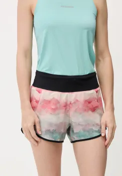 Rossignol pantaloni scurti de antrenament SAPA culoarea turcoaz, cu imprimeu, high waist, RLNWP15 imagine