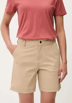 Rossignol pantaloni scurti outdoor LYCIAN culoarea bej, uni, high waist, RLNWP17 imagine