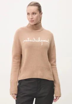 Rossignol pulover x JCC femei, culoarea maro, cu turtleneck, RLNWO08 imagine