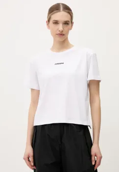 Rossignol tricou din bumbac Presset femei, culoarea alb, RLNWY14 imagine
