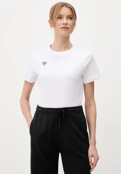 Rossignol tricou din bumbac TRAYE femei, culoarea alb, RLNWY12 imagine