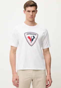 Rossignol tricou sport culoarea alb, cu imprimeu, RLNMY09 imagine
