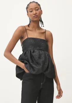 Rotate bluza femei, culoarea negru, modelator, 113599100 imagine