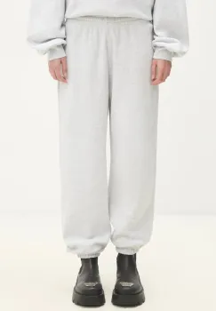 Rotate pantaloni de trening din bumbac culoarea gri, melanj, 1134281473 imagine